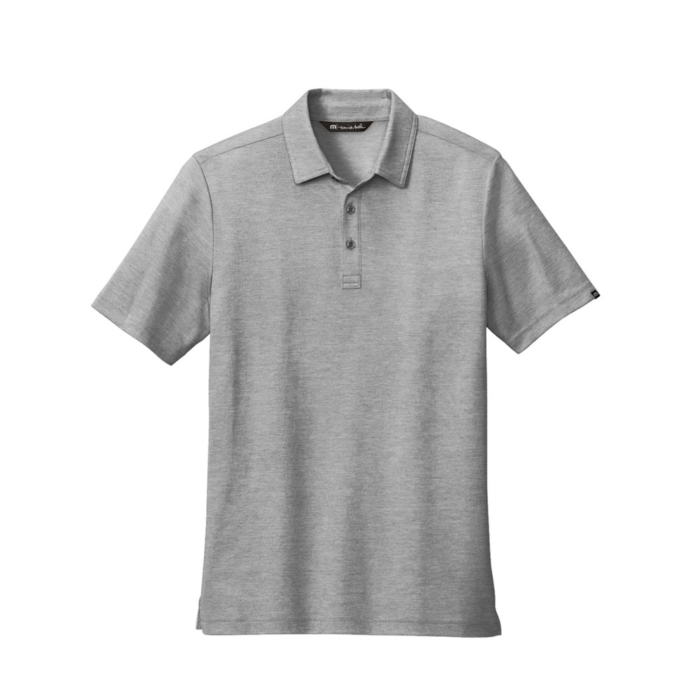 Men's Travis Matthew Oceanside Heather Polo Shirt in Grey